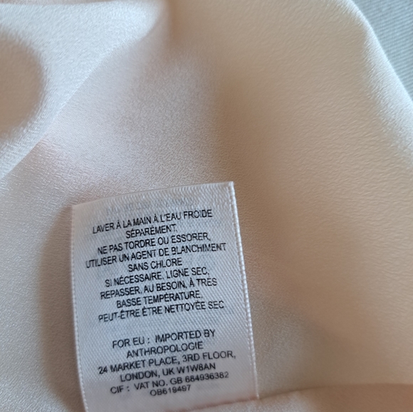 Maeve Anthropology Women's Dress Pink One Should Asymmetrical Silk Size 6P - Picture 11 of 14